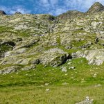 Rocce montonate sopra il gias gros